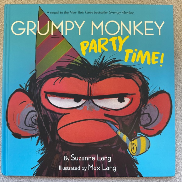 Grumpy Monkey Party Time! Children's Book - Picture 1 of 6